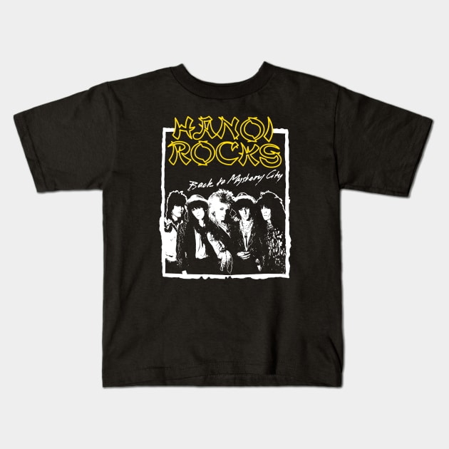 Hanoi Rocks Kids T-Shirt by Chewbaccadoll